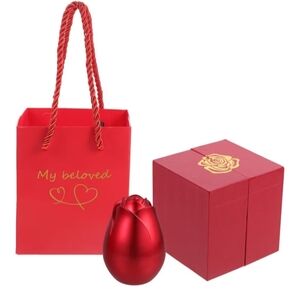 Silver 925 Necklace w/floating Gemstone Heart Pendant, Bag Box Rose. NEW